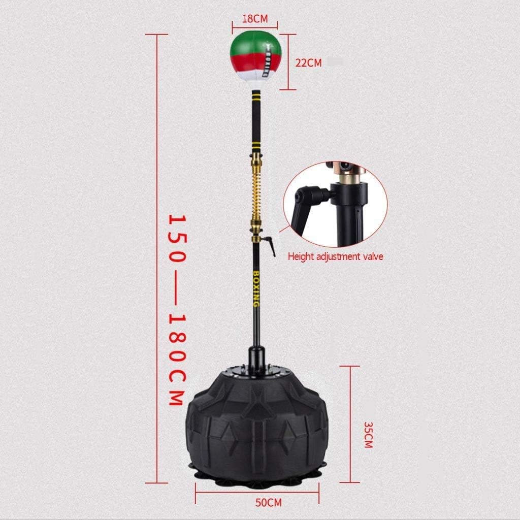 Hicient Punching Bag Free Standing Boxing Bag Reflex Speed Bag with Adjustable Height Stress Relief Fitness Strong Durable Easy to Assemble Boxing Punching Bag with Stand