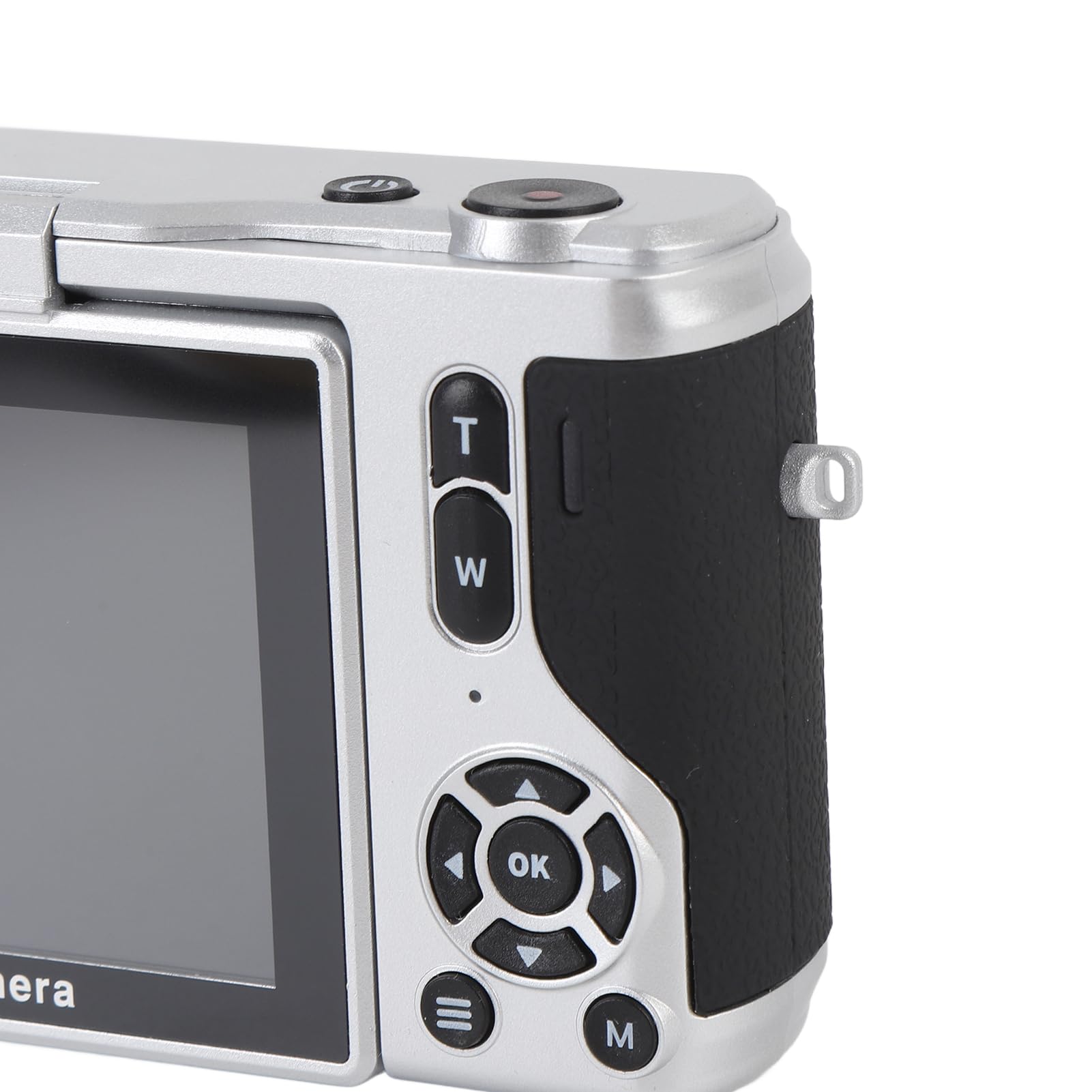Cuifati Camera Digitale 4K per la Fotografia Autofocus, WiFi 64MP, Schermo di Lancio a 180 ° da 2,8 Pollici, Viaggio Compatto 16x Digital Zoom Incorporato per Principianti, Adolescenti (SILVER)