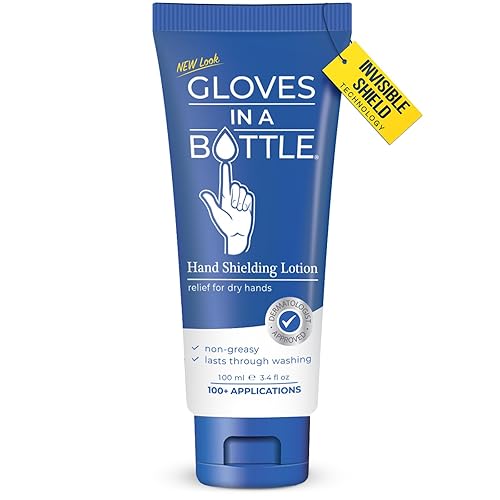 Blindaje de guantes en una botella LociónIdeal para piel seca Itchy grease-less y fragancia gratis