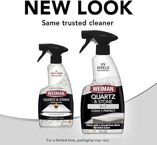 Miniatura 8 de Weiman Quartz Countertop Cleaner and Polish (2 Pack w/Micro Towel) Clean and Shine Your Quartz Countertops Islands and Stone Surfaces with Ultra