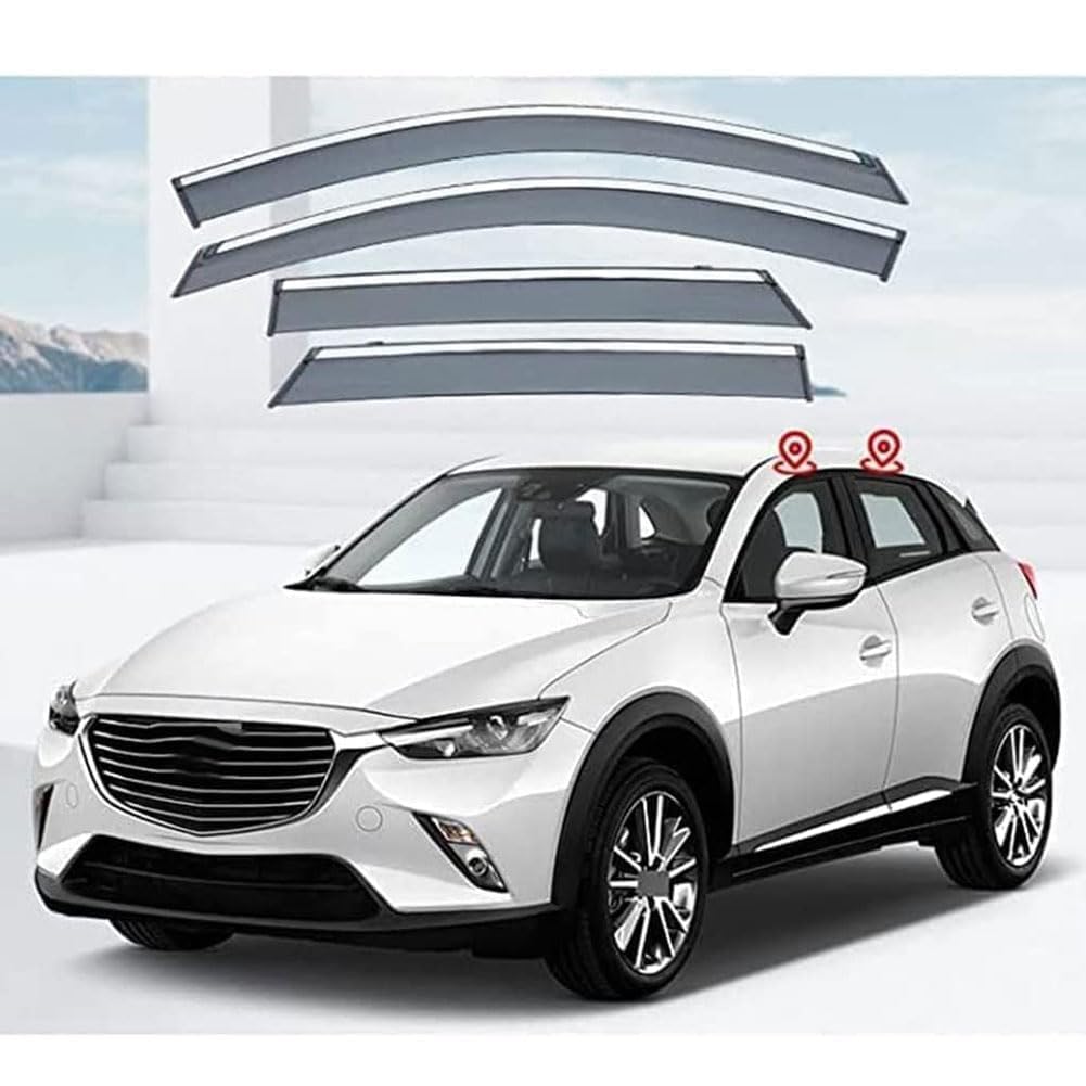 Déflecteurs d'air extérieurs pour Mazda CX-3 DK pare-soleil de voyage