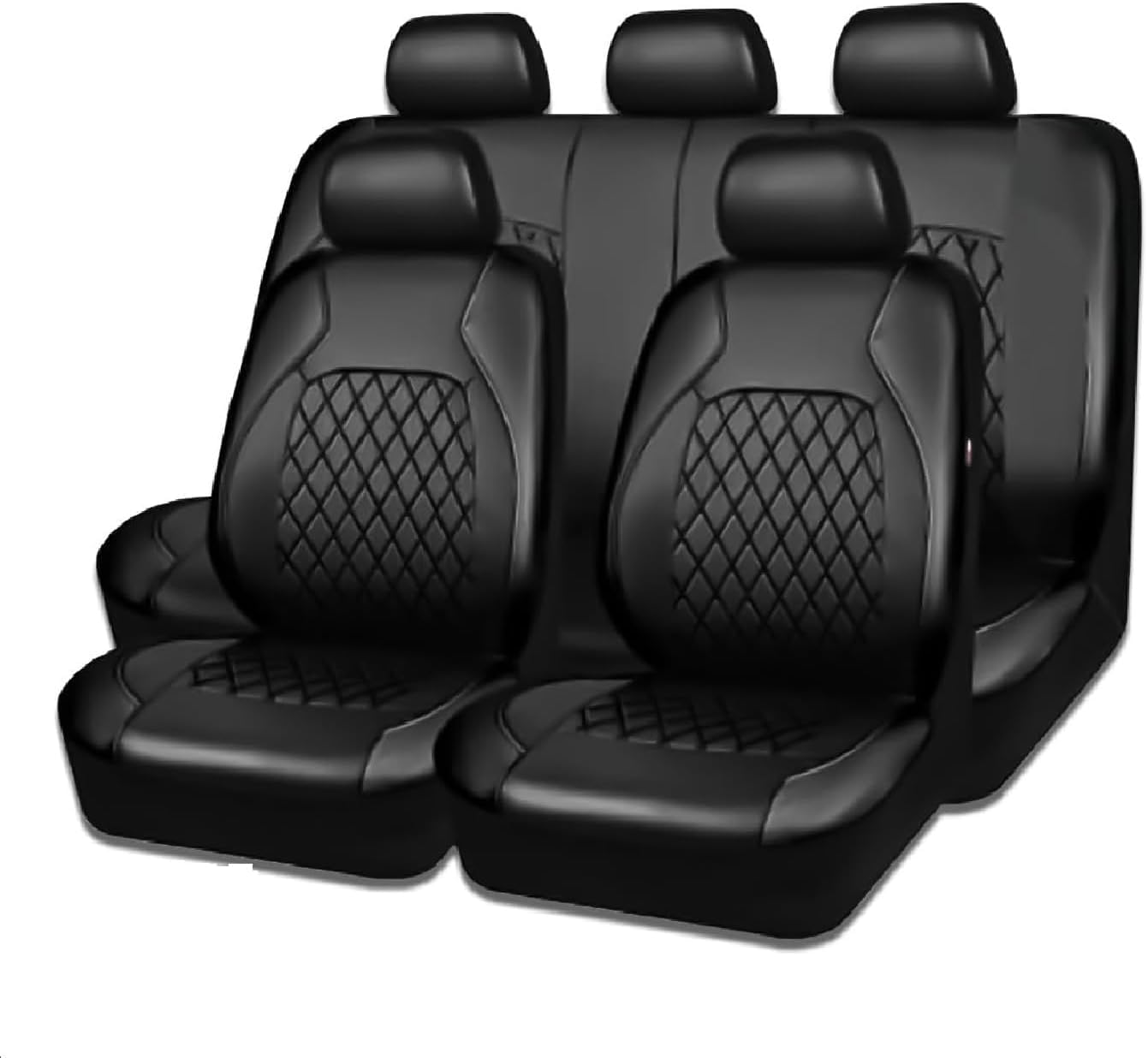 Funda Asientos Coche para Land Rover Defender (2021), Cuero Juegos de Cubreasientos Impermeables Funda Protector Accesorios.