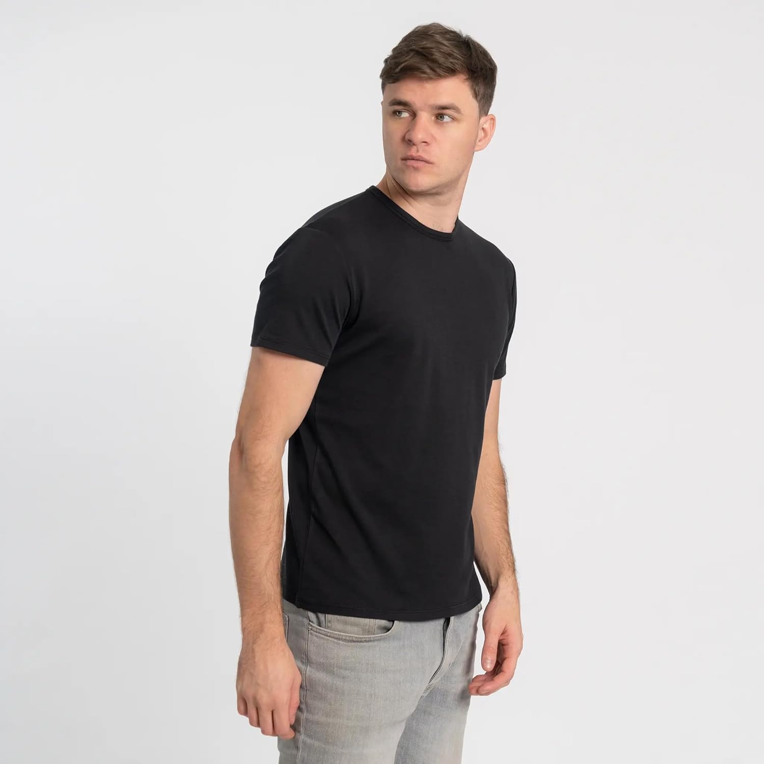 ayaecofashion AYA | Men's Organic Pima Cotton T-Shirt | Natural Blue M - Image 7