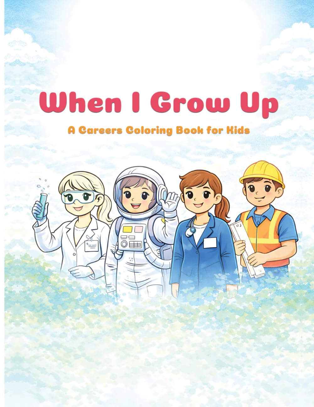 When I Grow Up: A Careers Coloring Book for Kids