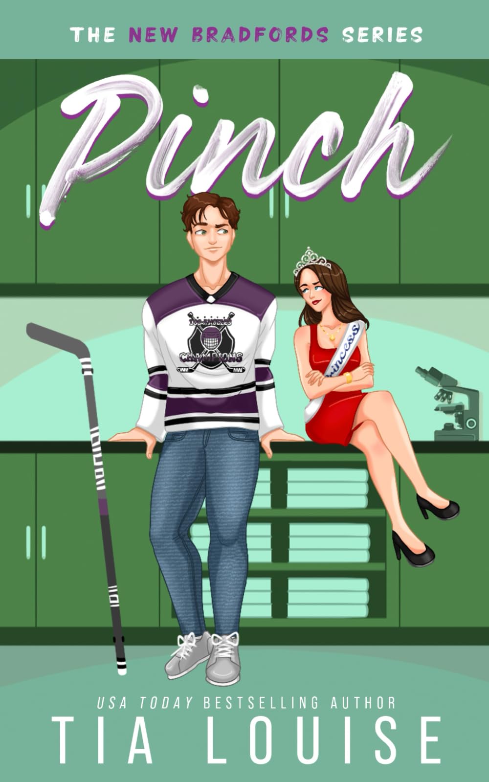 PINCH: An enemies-to-lovers, accidental pregnancy, hockey romance (The New Bradfords)