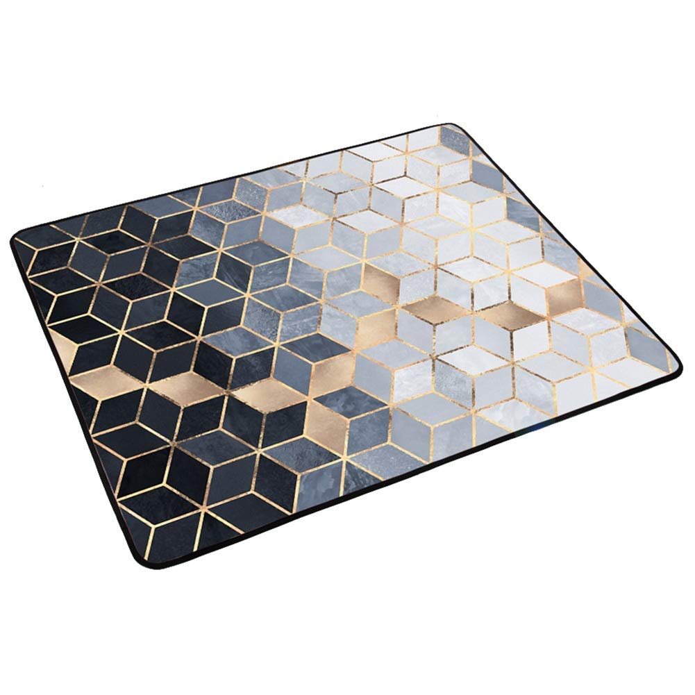 Paillasson entrée antidérapant lavable tapis de cuisine nordique D