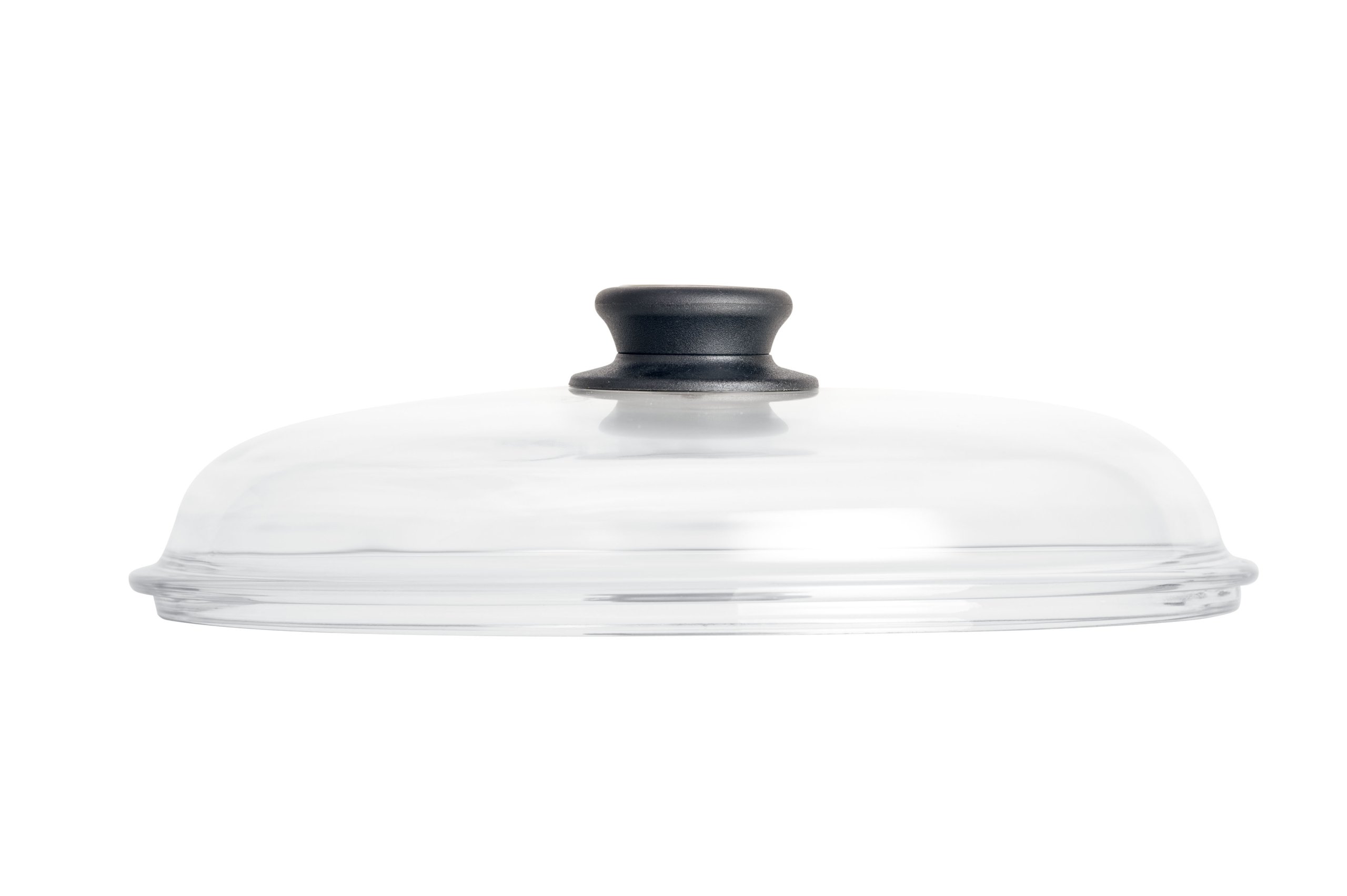 Gast ROLUX Coperchio In Vetro Rettangolare 28x28 Cm Per Padelle E Casseruole – Vetro Temperato Con Pulsante Di Sfiato