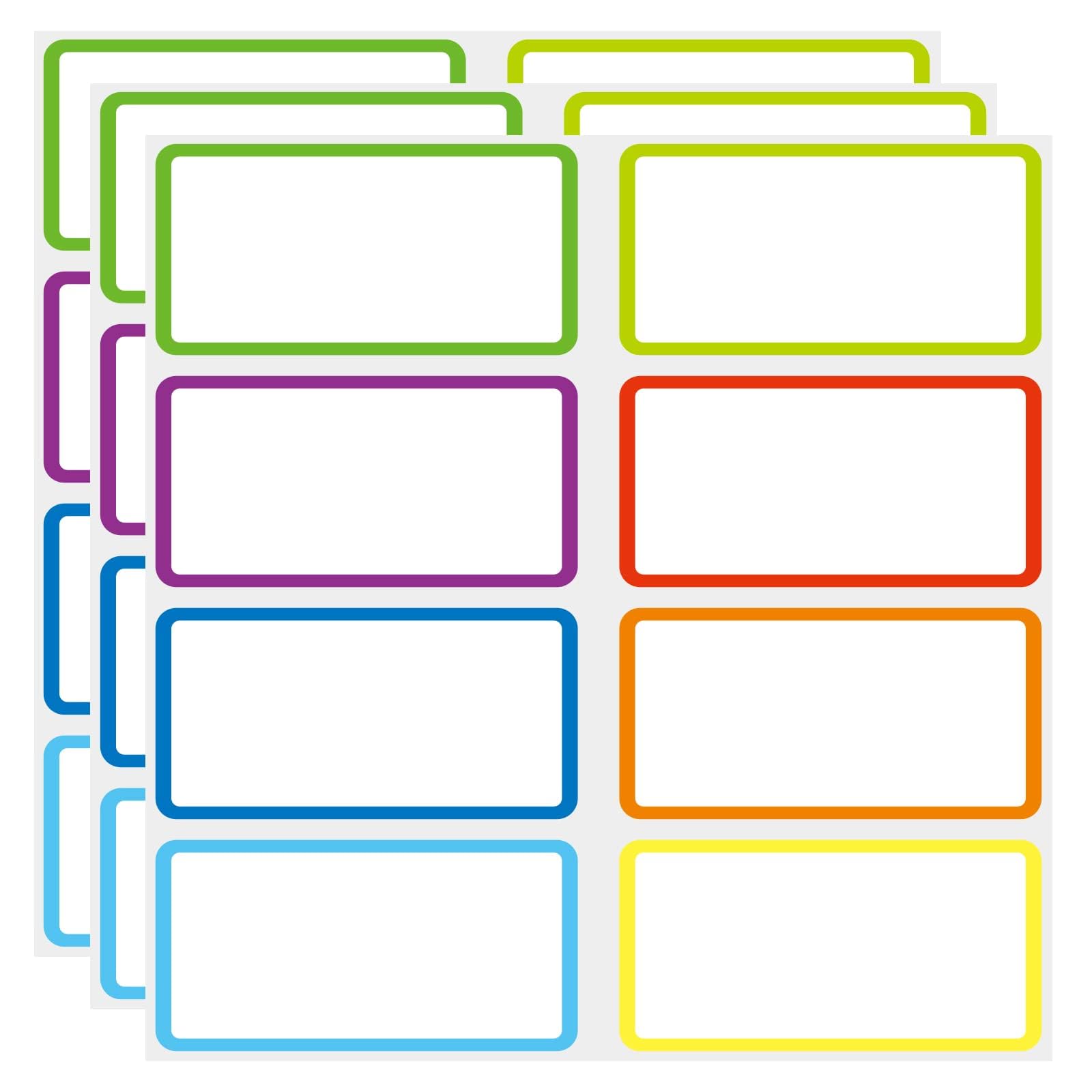 SVNOOC wiederverwendbare trockene Erase Etiketten Haftnotizen für Büro Schule Küchenbedarf Allzwecketiketten, abnehmbar, umschreibbar und waschbar (24pcs)