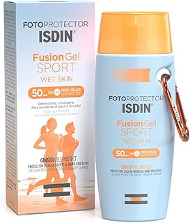 ISDIN ISDIN Fusion Gel SPORT LSF 50+ 100 ml | Ganzkörper-Sonnenschutzgel für den Sport | Ultraleicht und kühlend, 100 ml