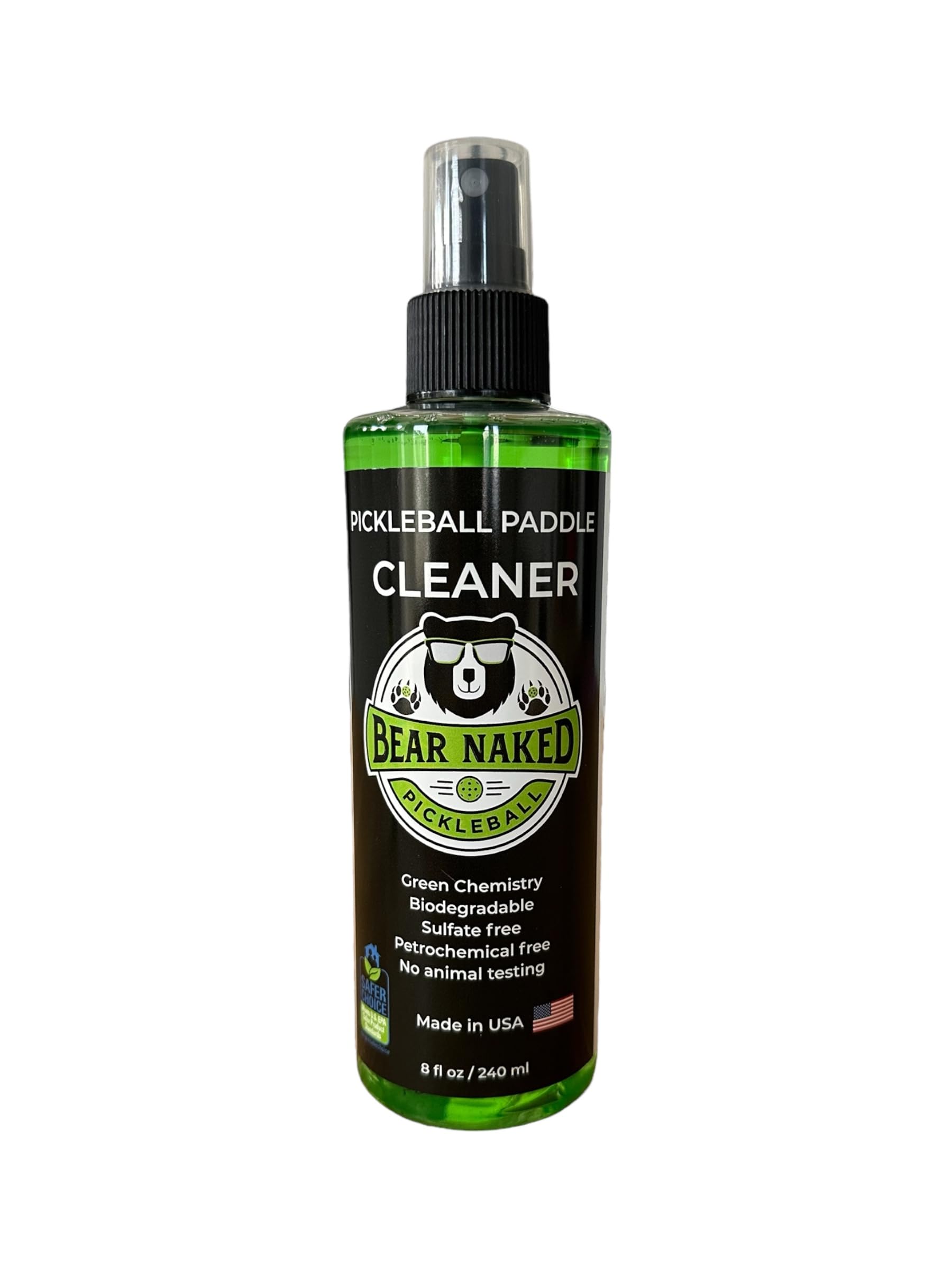 Pickleball Paddle Cleaner - Made in The USA | Powerful Cleaning Solution | Enhances Your Performance | Boosts Your Paddle's Longevity | 8 fl oz