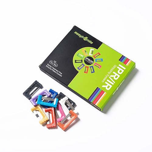 Miniatura 6 de Tiras de pulido dental, paquete de 2 unidades, sistema de rayas de ortodoncia IPR, tira de reducción interproximal de dientes con una sola mano, kit