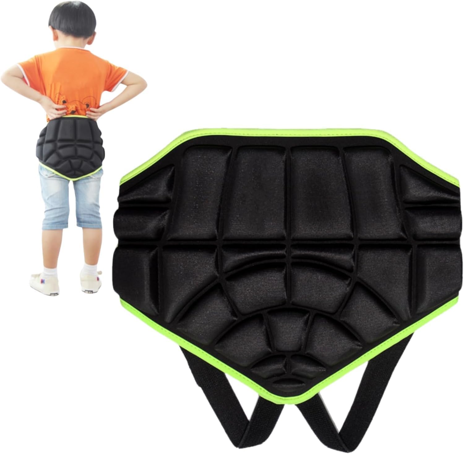 Lucario 3D Hip Protection EVA Butt Pads Protective Pad Hip Protective Pad Impact Gear for Skiing Skating Snowboarding Skateboarding