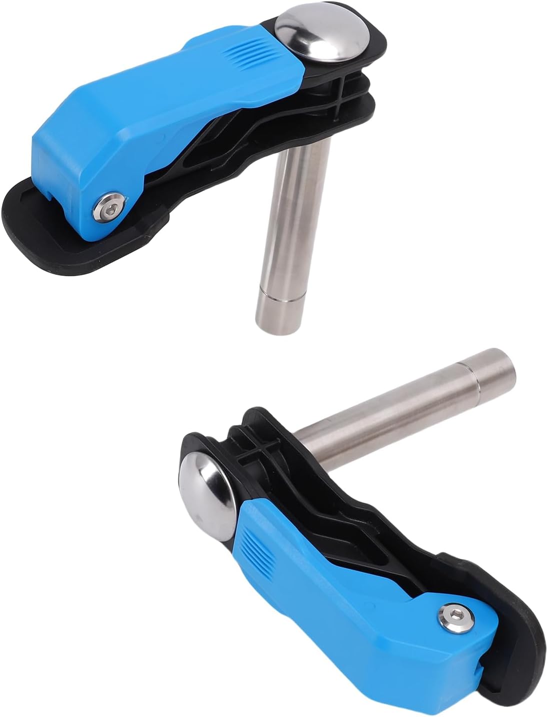 Luqeeg 2 Pcs Bench Dog Clamp, 20MM Dog Hole Clamp, Quickly Release Function Enhancing Stability Woodworking Bench Vise Workbench Stop for Various Woodworking Scenarios