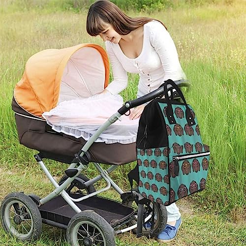 Sac à langer imprimé Braque allemand pour les sorties bébé - 6