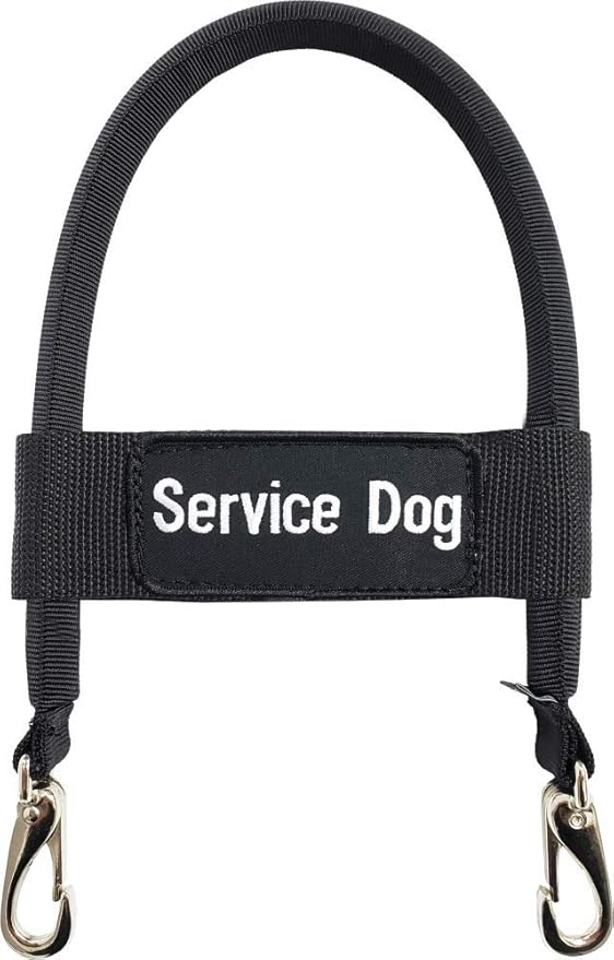 ActiveDogs Nylon Clipon Bridge Handle for Service Dog Vest & Harnesses, Heavy Duty