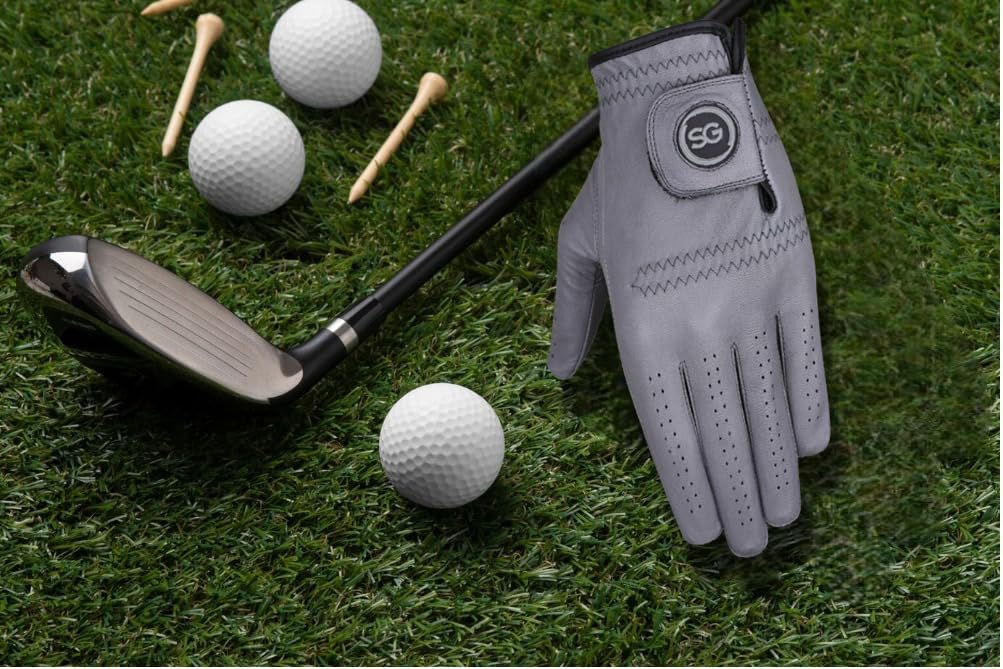 Golf Gloves Men -Cabretta Leather Pack of 3 Gloves, for All Weather Conditions, Soft Feel Grip, Breathable - Image 2