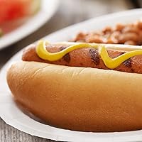 Vista 5 de Berks Perros calientes a la parrilla de carne y cerdo, 8 por paquete (paquete de 6), sin gluten