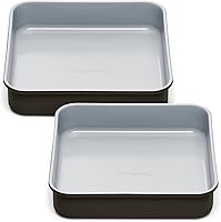 Vista 13 de Caraway Sartén cuadrada de cerámica antiadherente de 9 pulgadas, revestimiento de cerámica naturalmente resbaladizo, no tóxico, libre de PTFE ni