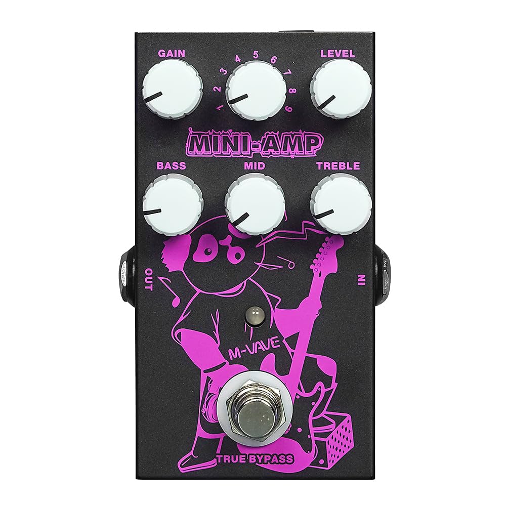 M-Vave Miniamp: simulaciones de 9 amplificadores en un pedal de guitarra