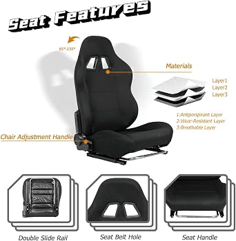 Dardoo Racing Simulator Cockpit with Black Gaming Chair Mountable Monitor Stand Fits for Logitech G29, for Thrustmaster, for Fanatec for Xbox Steering Wheel Stand Not Include Wheel, Pedal and Shifter