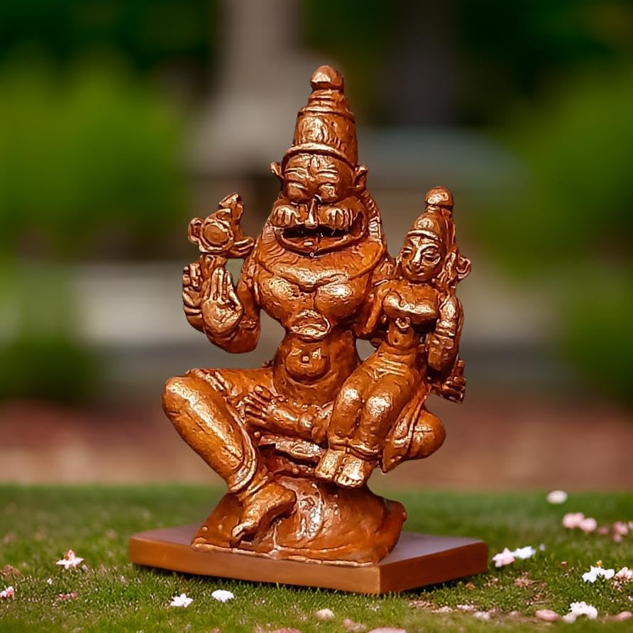 Image of Copper Lakshmi Narasimhar Idol 1.5 in | 50g