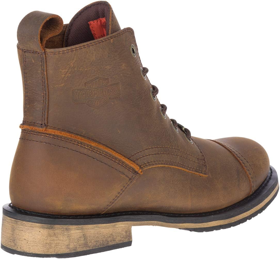 Harley-Davidson Men's Dellen 5.5-Inch Leather Motorcycle Boots D93665 D93666