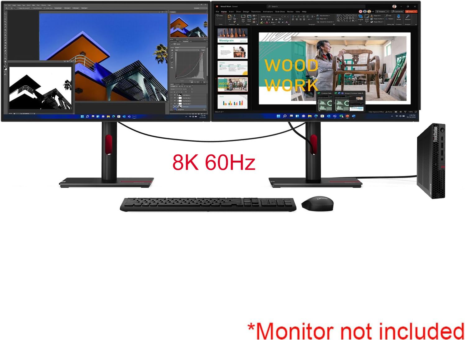 Lenovo ThinkStation P3 Tiny Ricondizionata - I5-13500T, 16GB RAM, 512GB SSD, NVIDIA, Windows 11 - Foto 6