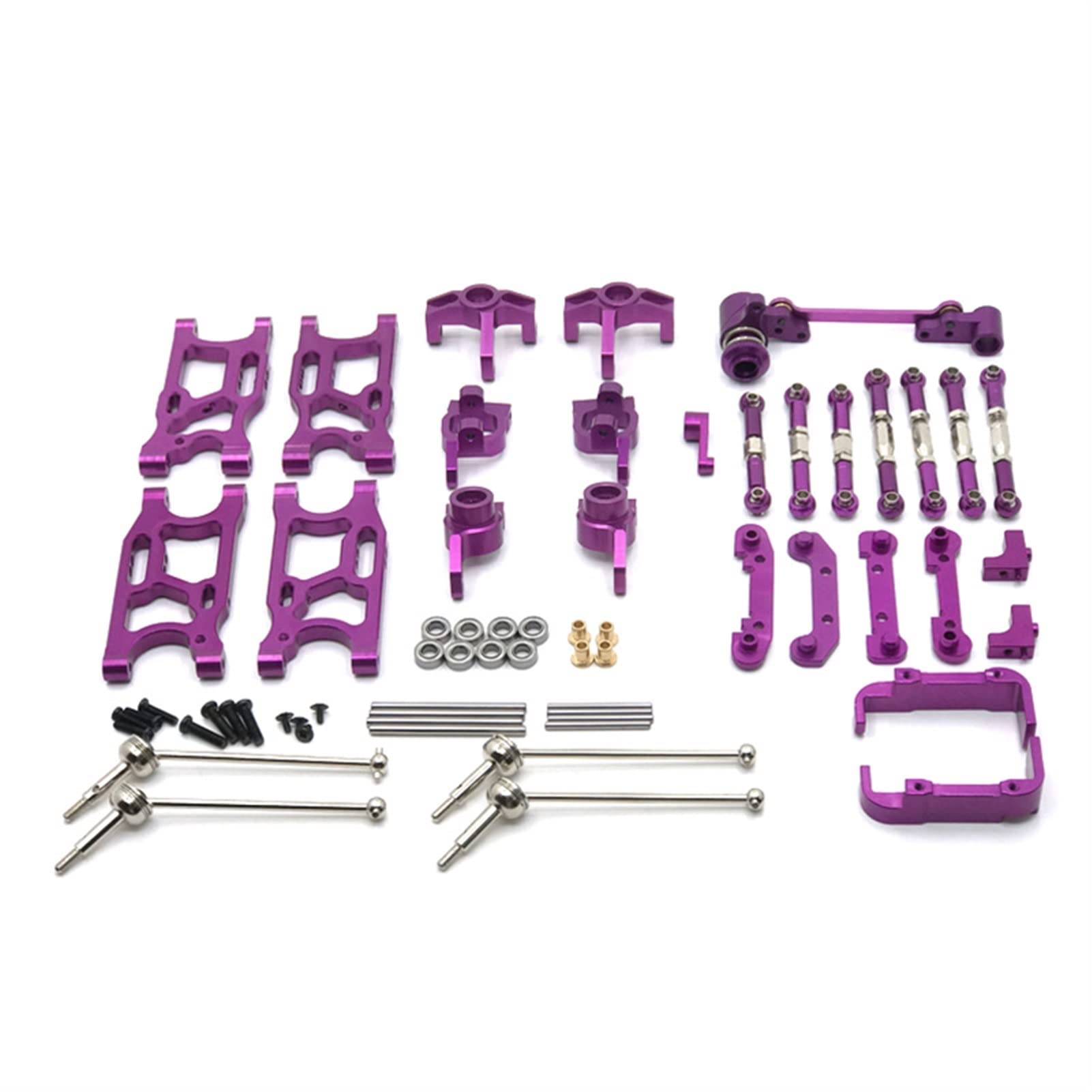 Części zamienne do zdalnie sterowanego samochodu, do WLtoys, 144010 144001 02 124017-16-18-19 Zdalny amortyzator samochodowy(Purple)