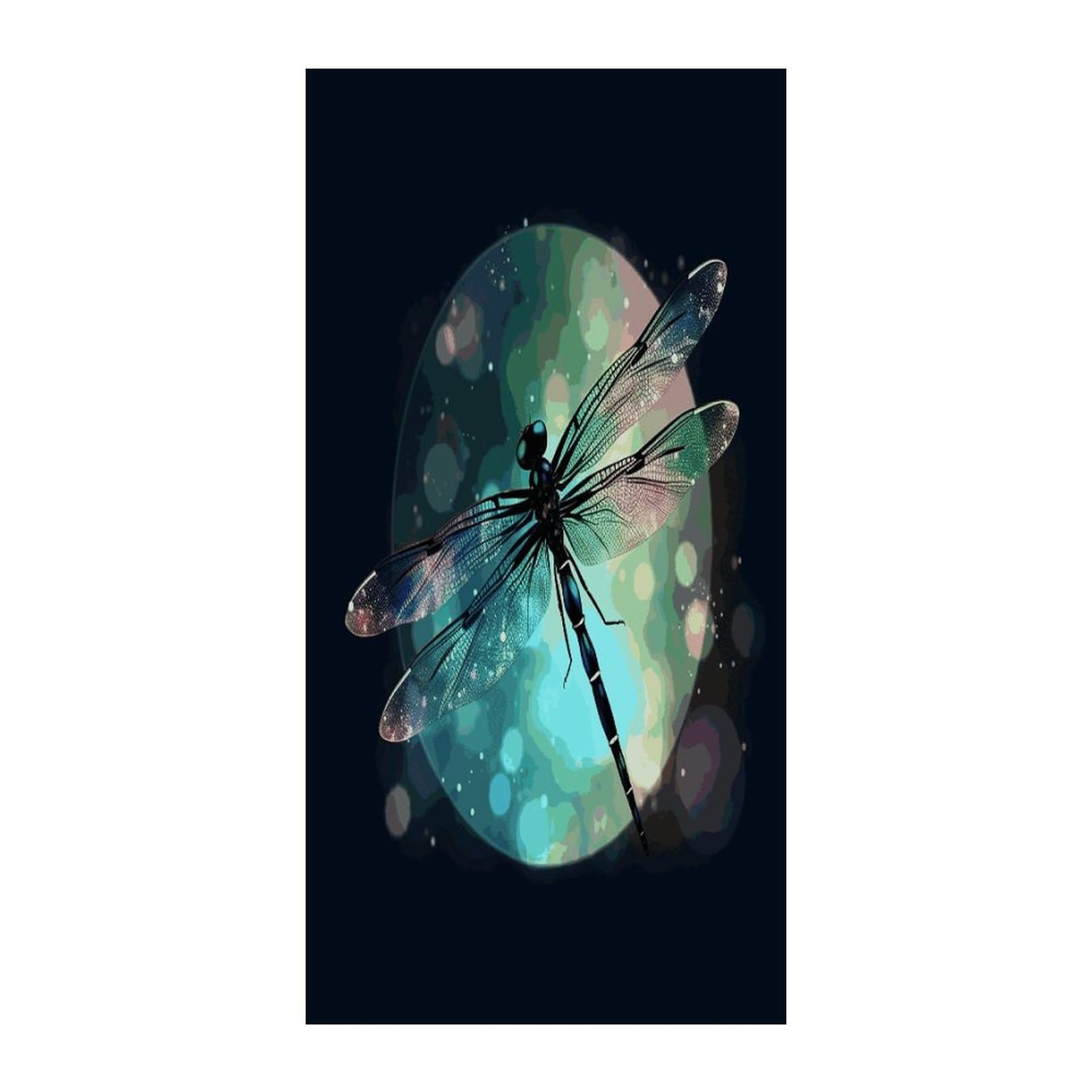 Fekiloot Style Galaxy Animal Dragonfly Door Curtain Room Divider Curtains