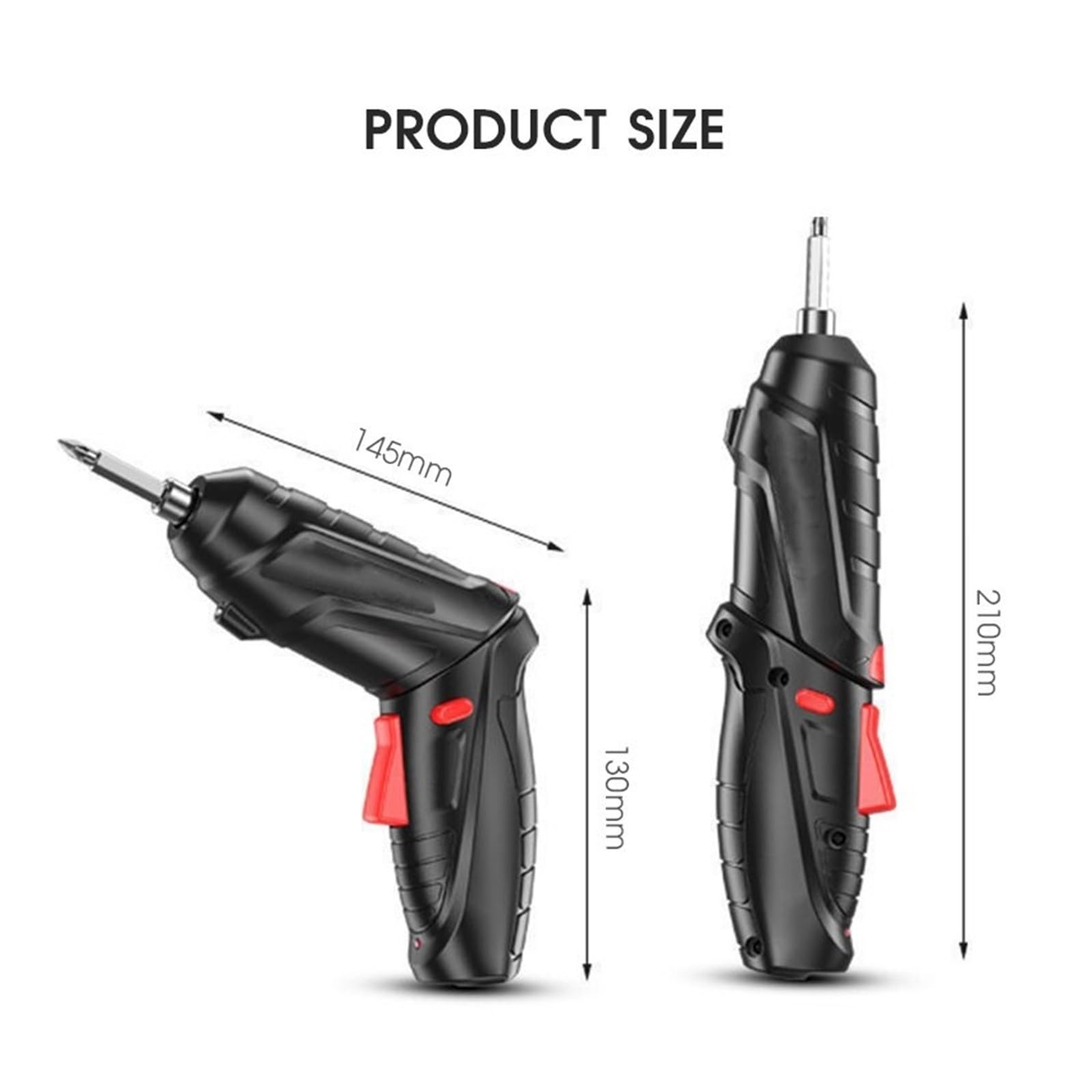 Set Di Utensili Elettrici Da 3.6v Riparazione Manutenzione Domestica Batteria Al Litio 1800mAh Mini Cacciavite A For Trapano Elettrico Domestico Senza Sforzo Per Vari Lavori Riparazione(47 pcs)