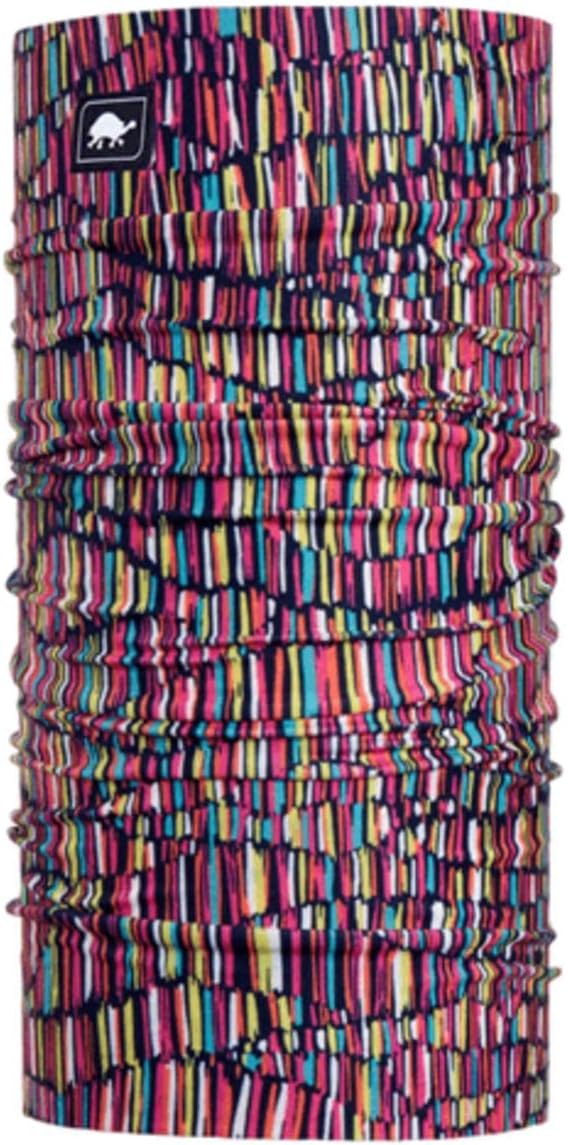Turtle Fur Original Totally Tubular Neck Gaiter, UPF 50+, Multifunctional Headwear, 10+ Ways to Wear, Rainbow Sprinkles