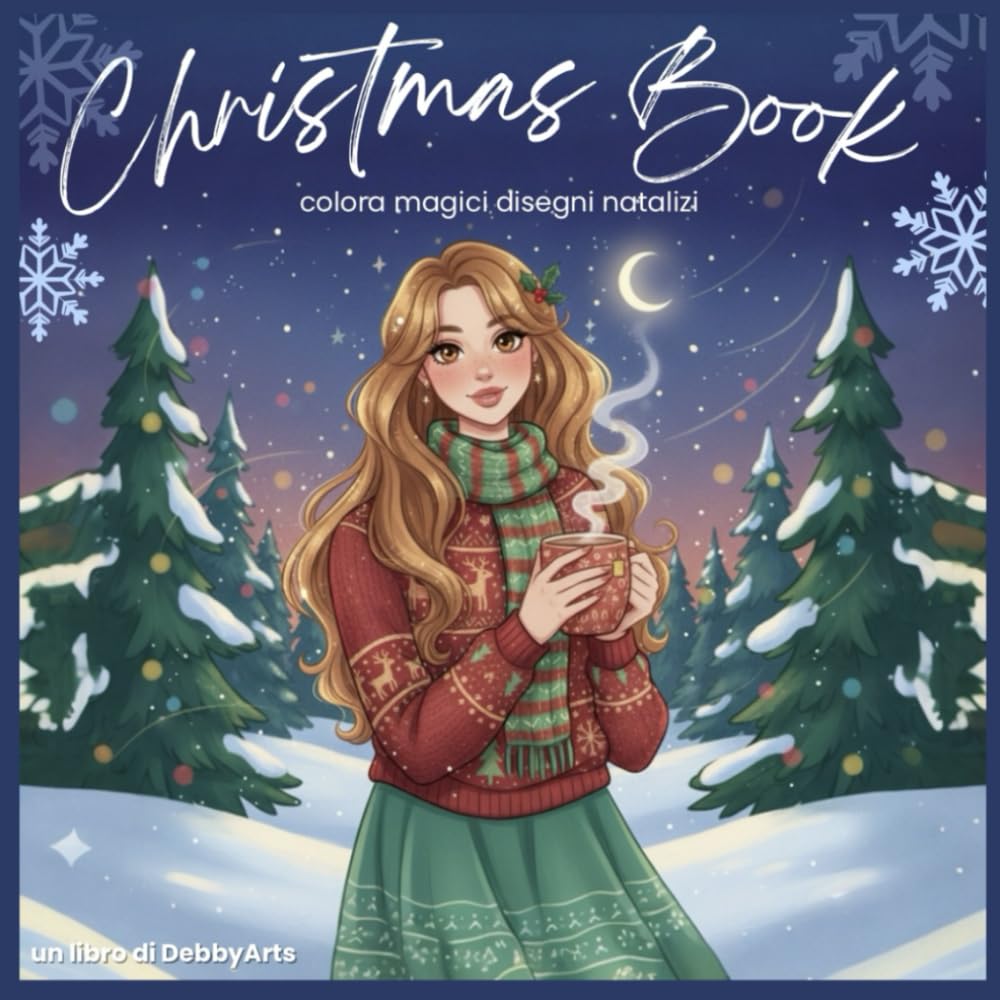 Christmas Book: Colora magici disegni natalizi