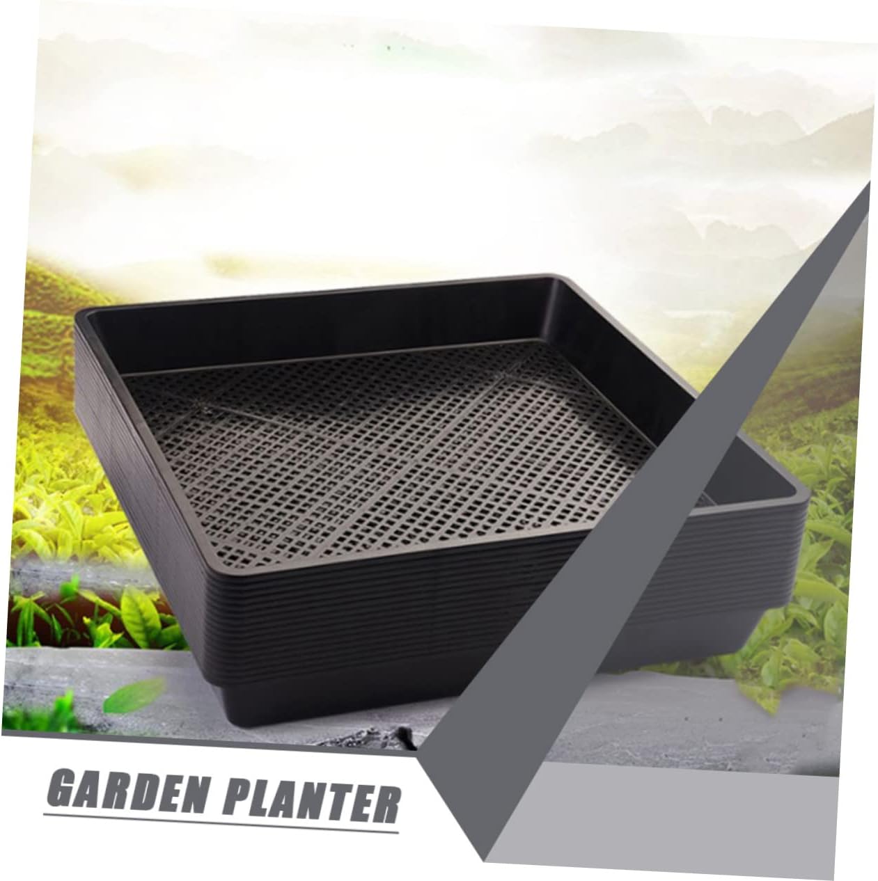 5Pcs Durable Plant Germination Tray for Seedling Propagation and Hydroponics Breathable Nursery Planter Trays for Succulent and Vegetable Growing Space Saving Gardening Accessories