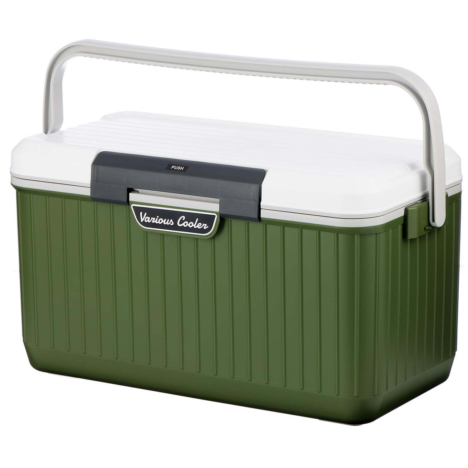 Amazon.co.jp: サンカ べリアスクーラー 高性能な断熱材を採用 ワンプッシュオープン型クーラーボックス 24L 大型 グリーン 保冷力の高いハードタイプ  蓋が外せてお手入れ簡単 作業台にもなるフラットなふた 2人で持ち運べる大きな持ち手 ショルダーベルト付き 釣り ...