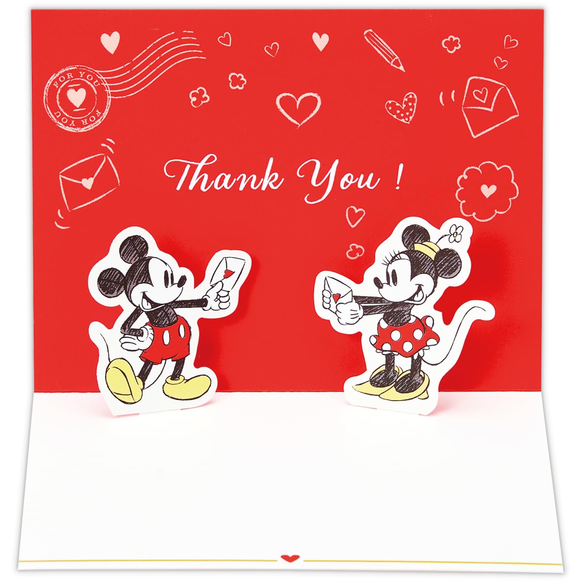 ミッキー&ミニー様♡ありがとうございます♡ Amazon | ホールマーク ディズニー グリーティングカード ありがとう