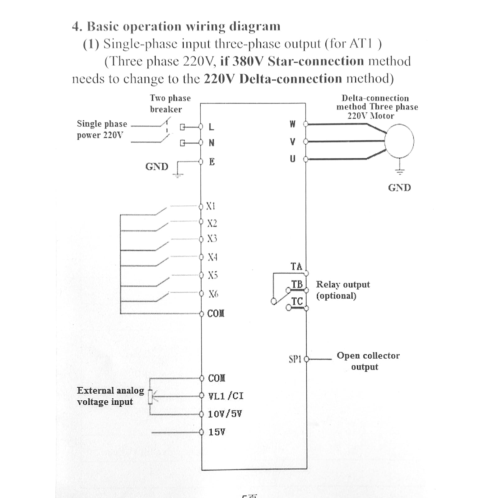 DEWIN Azionamento a Frequenza Variabile 2.2kW 220V Azionamento a Frequenza Variabile Monofase VFD Regolatore di Velocità,Nota in Italiano,Omologato CE (Ingresso Monofase, Uscita Trifase)