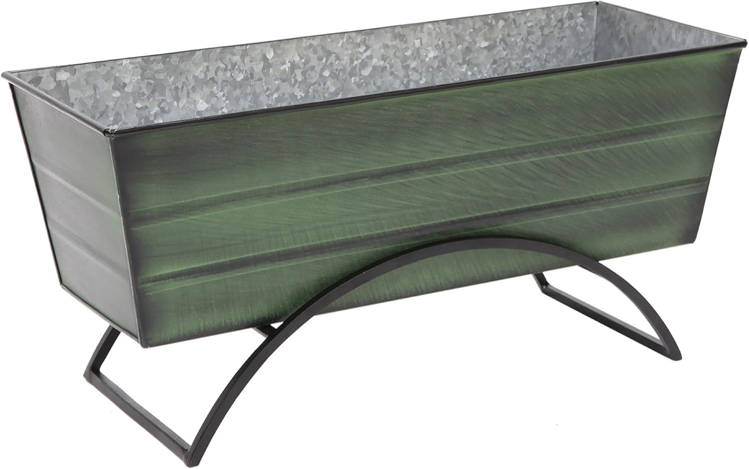 Achla Designs Medium Green Flower Planter Box with Odette Stand
