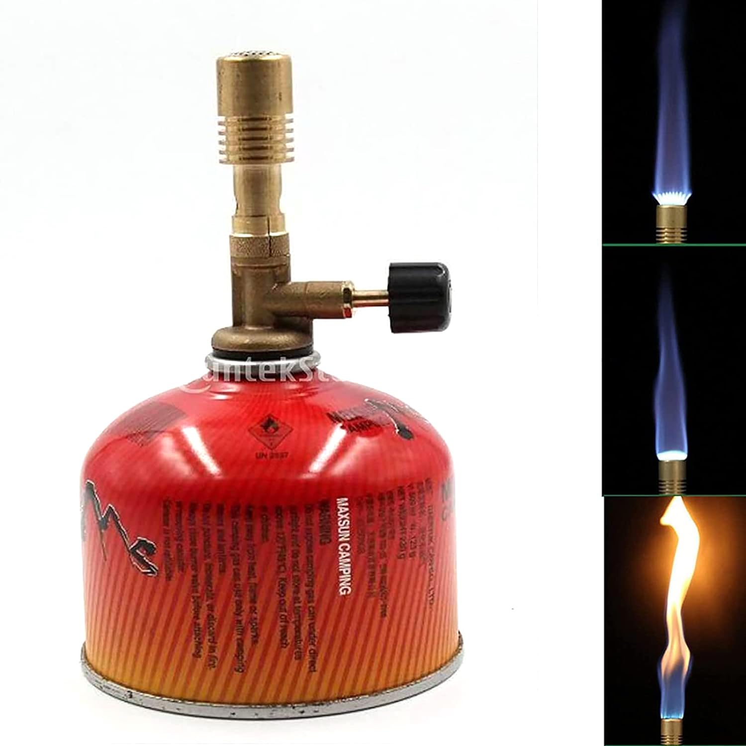 Portable Countertop Burner, Portable Bunsen Burner, Gas Blowtorch/School Laboratory Large-Capacity Gas Burner, Ideal for Lab or HomeBrass Material, for Lab Equipment Clinic Use