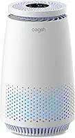 Purificadores de ar para quarto doméstico, filtro HEPA 3 em 1 para animais de estimação, pó, pólen, fumaça, purificador de ar silencioso com modo de suspensão, temporizador 12H, luz noturna