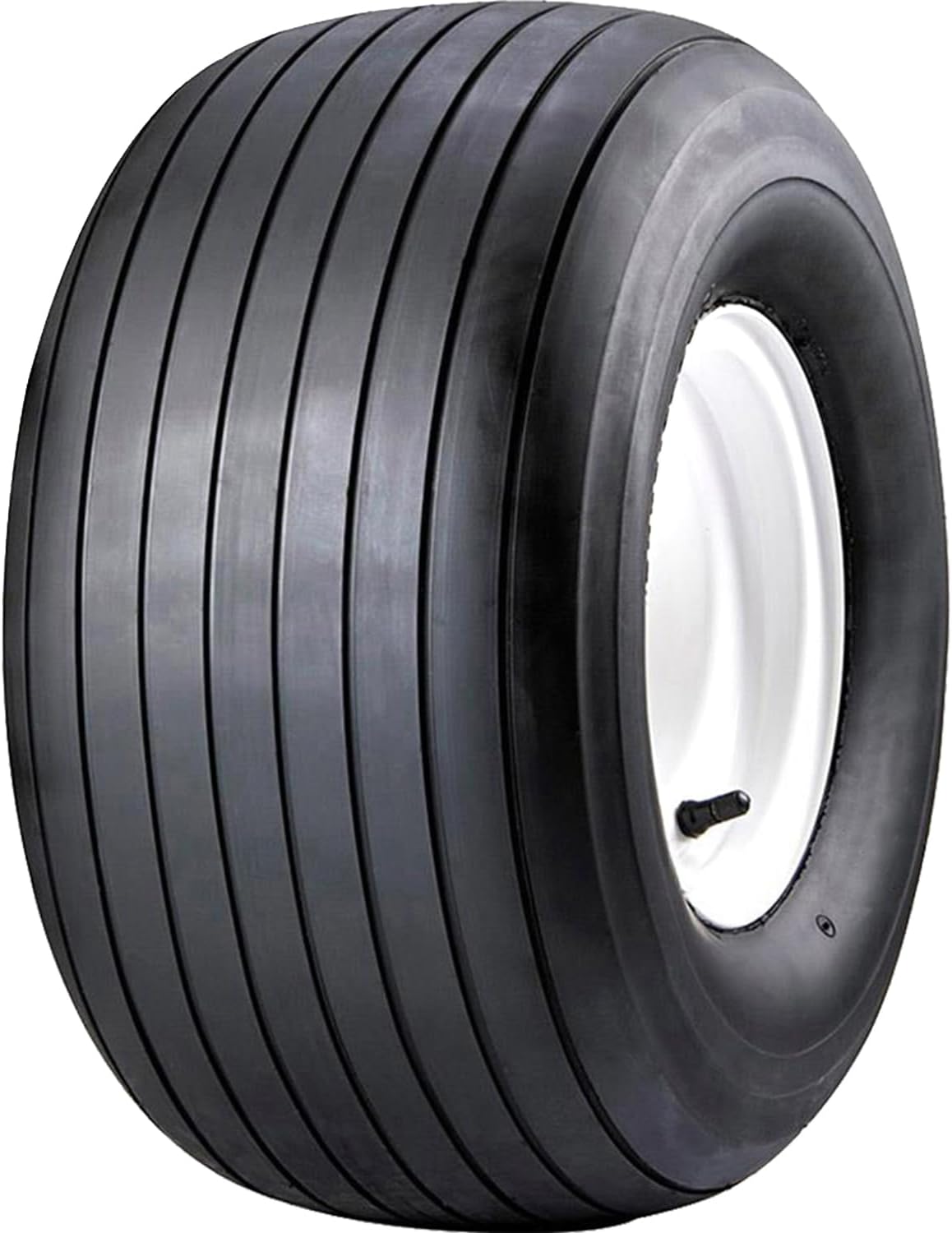 Set of 2 (TWO) Airloc Straight Rib Lawn Mower & Garden Tractor All-Season Tires-15X6.00-6 15X6.00X6 Load Range 10-Ply BSW Black Side Wall