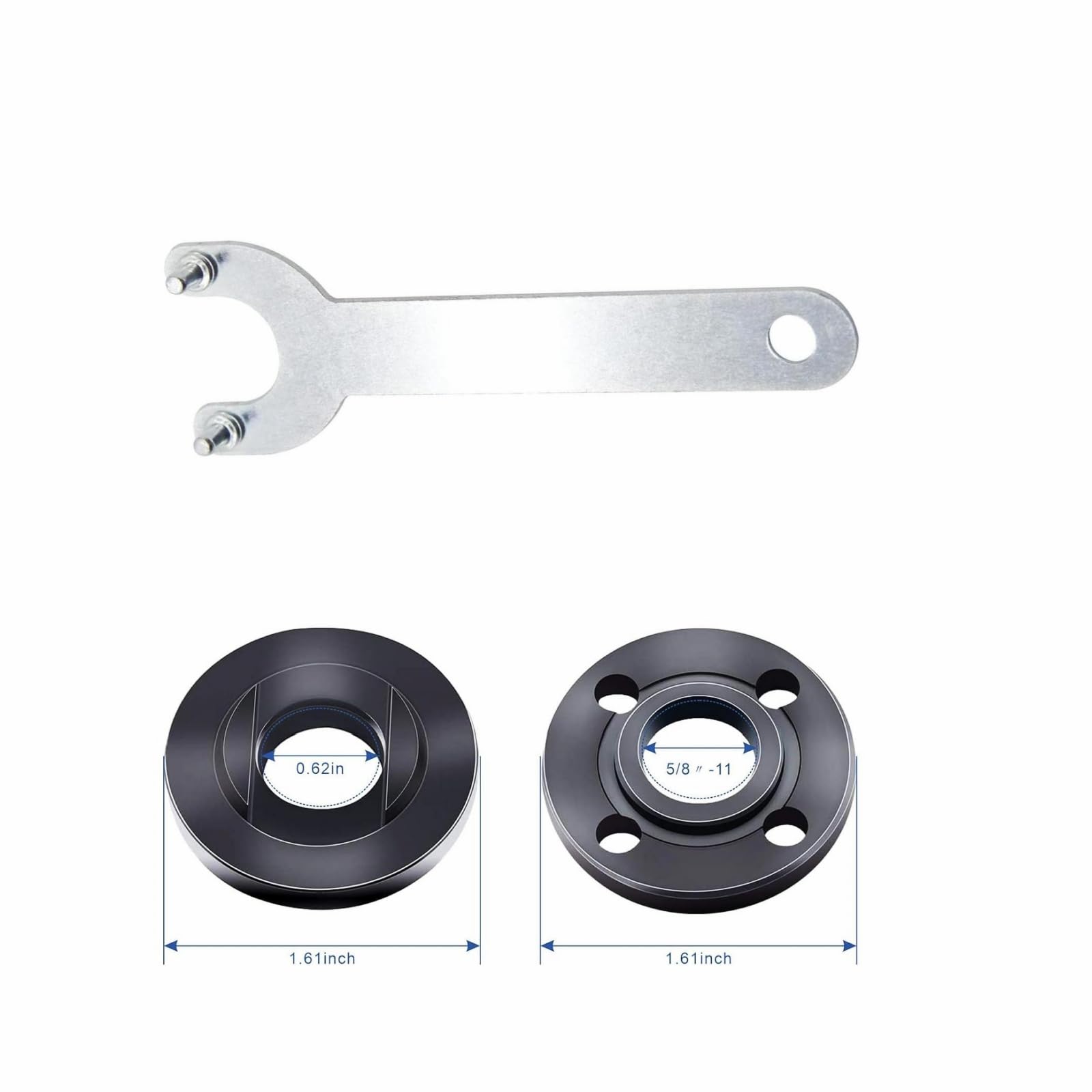 Amazon.com: 5/8-11 threaded shaft 4.5