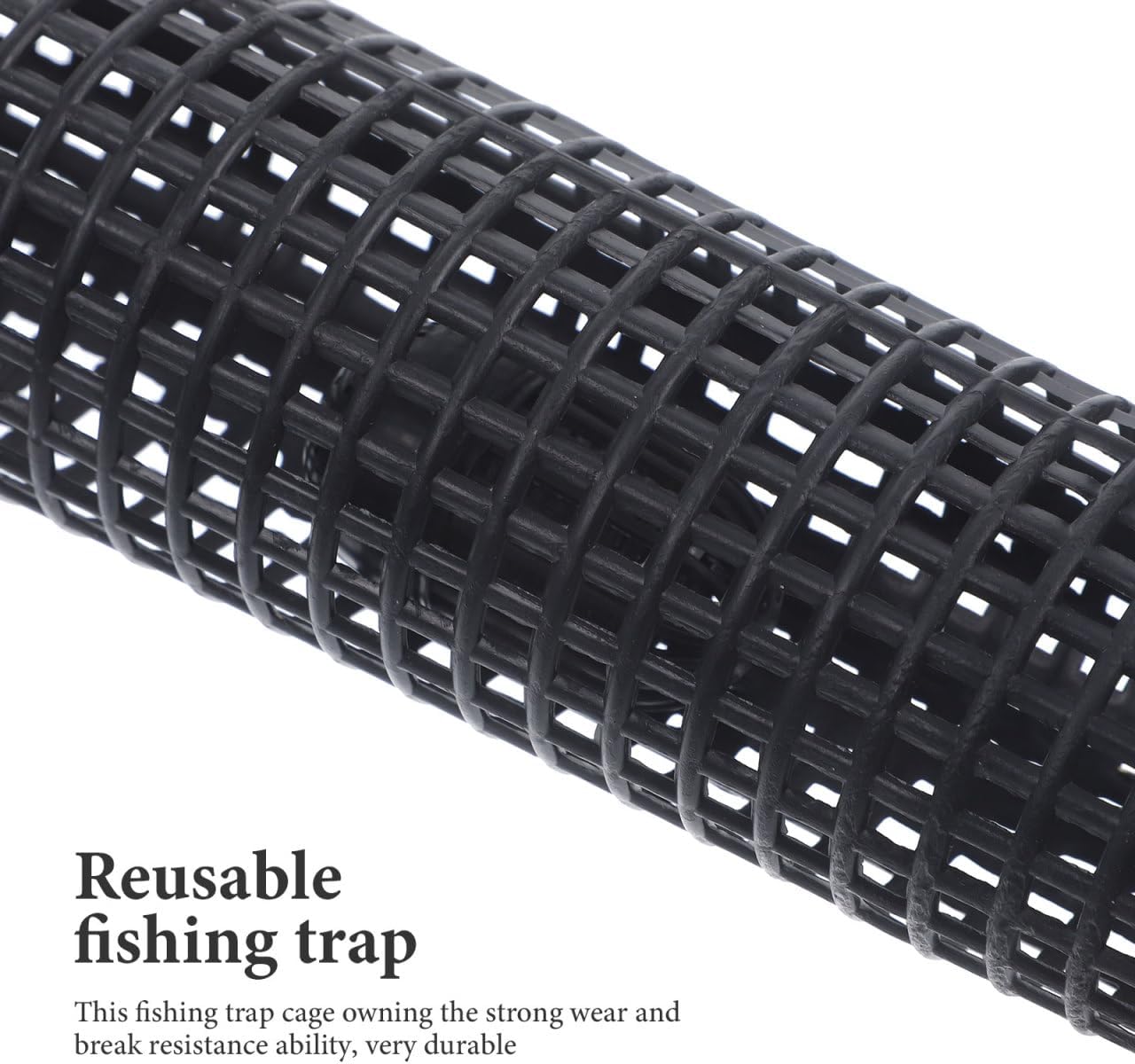 LIOOBO Plastic EEL Fishing Trap Reusable Crawfish Net Cage for Shrimp and Crabs Net Basket Minnow Trap for Bait Fish for Saltwater and Freshwater Use Aquarium & Outdoor Fishing Gear