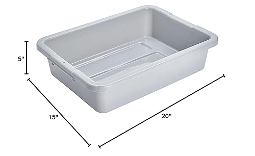 Vista 2 de Rubbermaid Commercial Products FG335100BRN, caja utilitaria/recipiente de 7 1/8 galones, Gris, 1