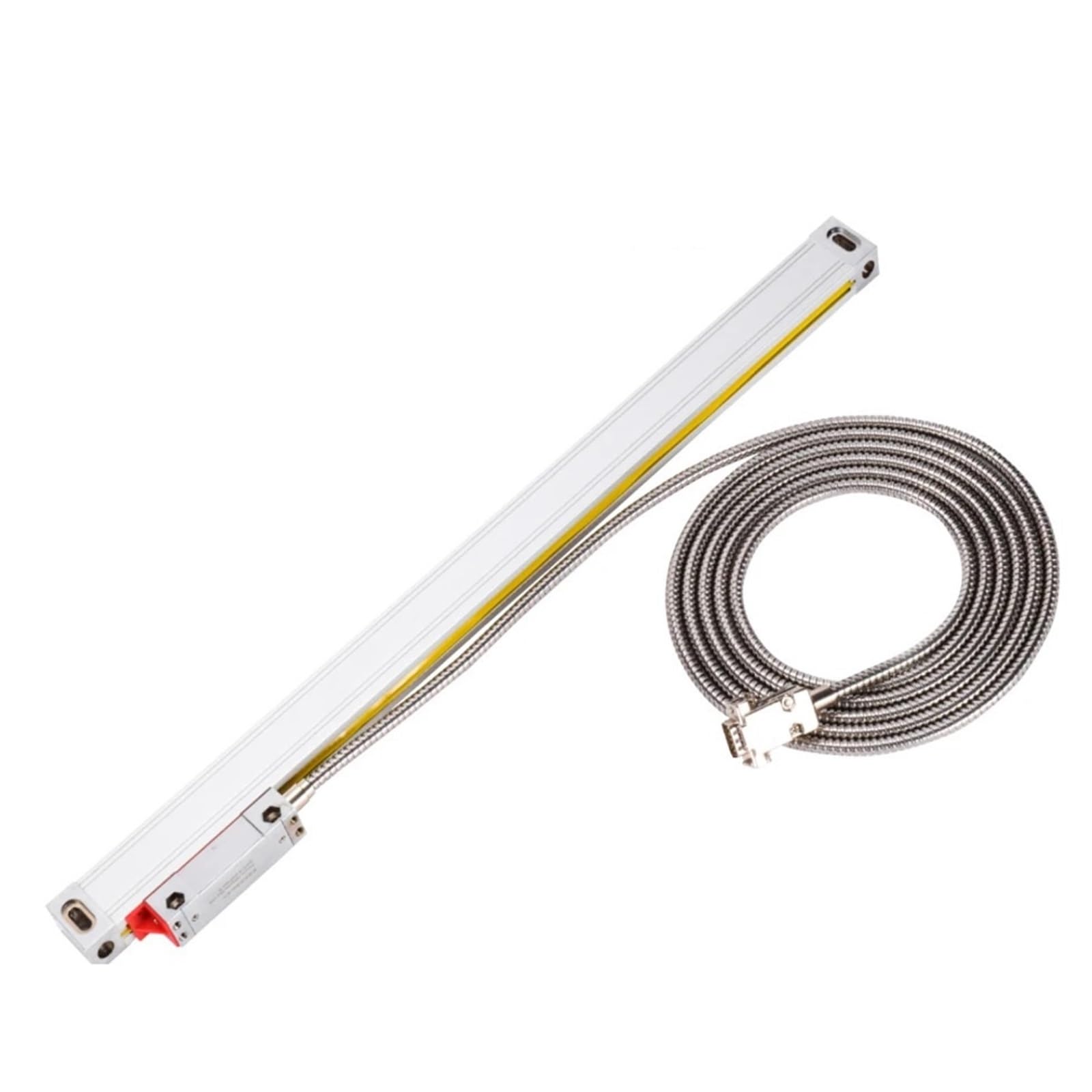 OPFVUJIKX Codificador DRO ABZ de 5 micras con e Lineal de Alta precisión de 0,005 mm y Regla de Rejilla óptica de 850 mm, 900 mm, 950 mm y 1000 mm.(Travel 900mm)