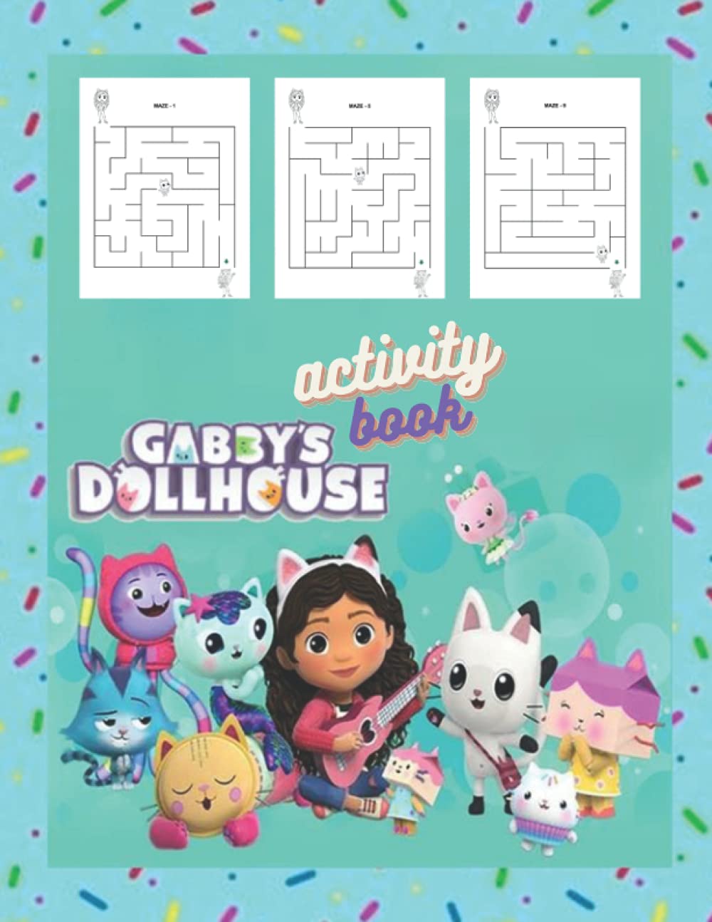 Buy Gabby's Dollhouse activity book gabbys dollhouse maze activity