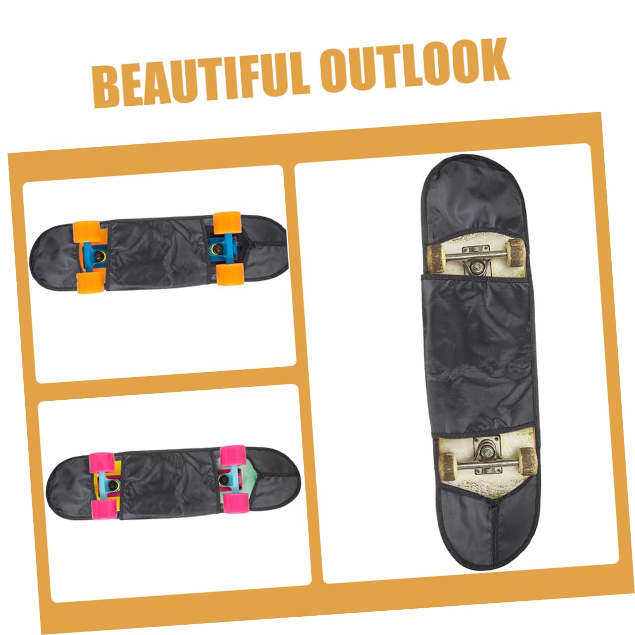 HANABASS Professional Sling Bag Handbag Shoulder Bag Skateboard Carrier for Outdoor