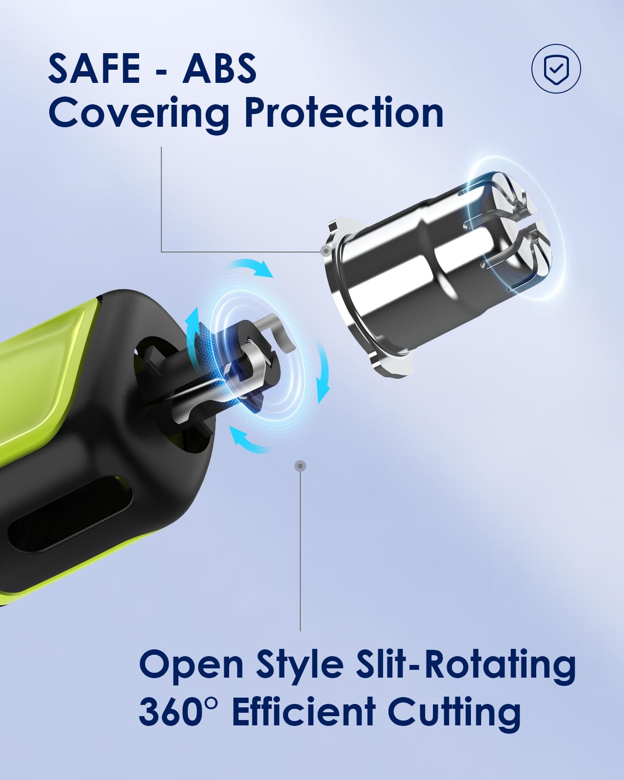 Cuchilla para nariz, reemplazo de cuchilla nasal compatible OBlade Pro 360 QP2734/QP2824/QP2520/QP2530/QP2620/QP2630 - Accesorios eficaces y más silenciosos, sin tracción ni dolor, One — view 4
