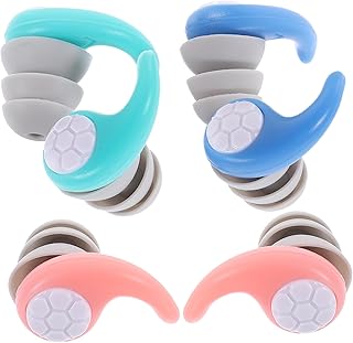 BCOATH 3 Pairs Silica Gel Simple Invisible Mute earplugs Music Sound Blocking Ear Plugs Ear Plugs for Concerts Airplane Ear Plugs snoring Ear Plugs to Sleep Noise Reduction