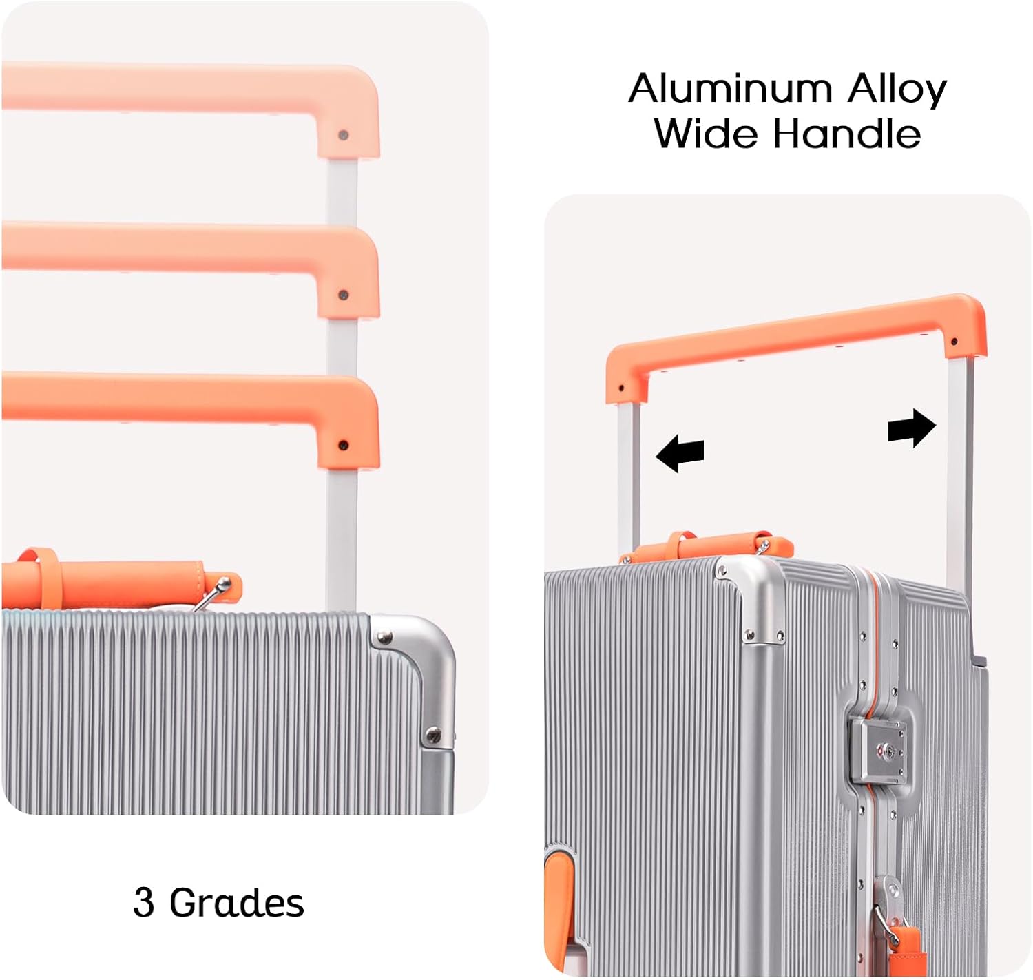 Apelila 28 Inch Checked Luggage, Hardshell Suitcase with Spinner Wheels, Wide Handle & TSA Lock, 116L Large Capacity for Family and International Travel- Cruise & Airline Approved