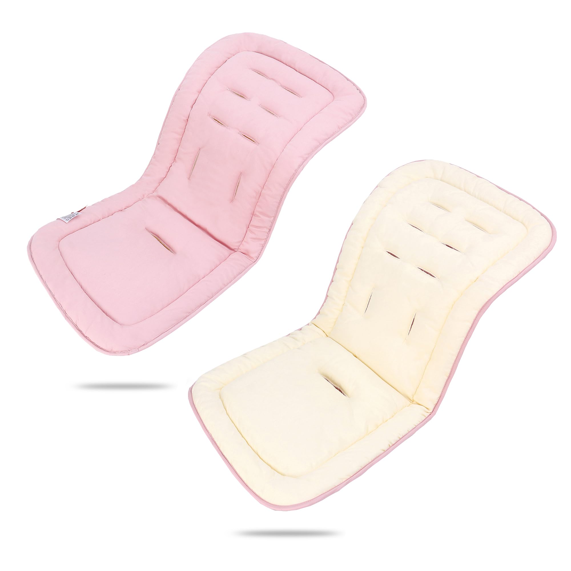 LAT Universal Colchoneta para Sillas de Paseo, Algodón Funda Universal Carro Bebe, Cojín Silla de Paseo para Cochecito de Doble Cara, Funda para Asientos de Cochecito para Bebés 78x34cm (Elefantes) — view 14